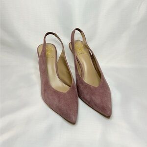 VINCE CAMUTO Shoes | Dark Mauve Bienne Pump | Slingback Heels | 3 1/2 “ Heel